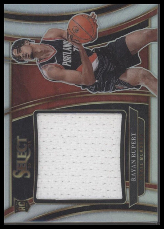 2023-24 Panini Select #RJS-RR Rayan Rupert Jumbo Rookie Swatches