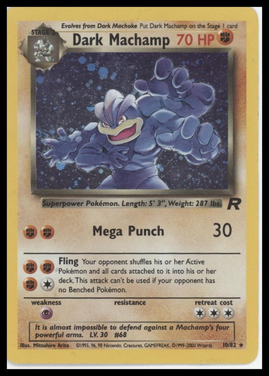 Dark Machamp (10) Team Rocket #10/82