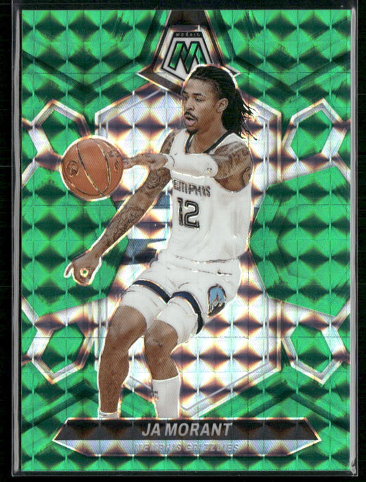 2023-24 Panini Mosaic #127 Ja Morant Teal #/75