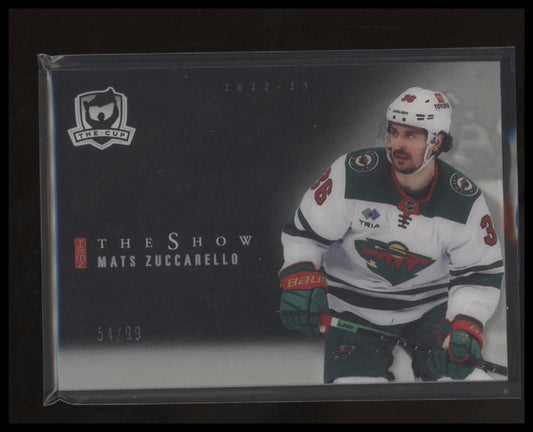 2022-23 Upper Deck The Cup #SB-MZ Mats Zuccarello The Show Black #/99
