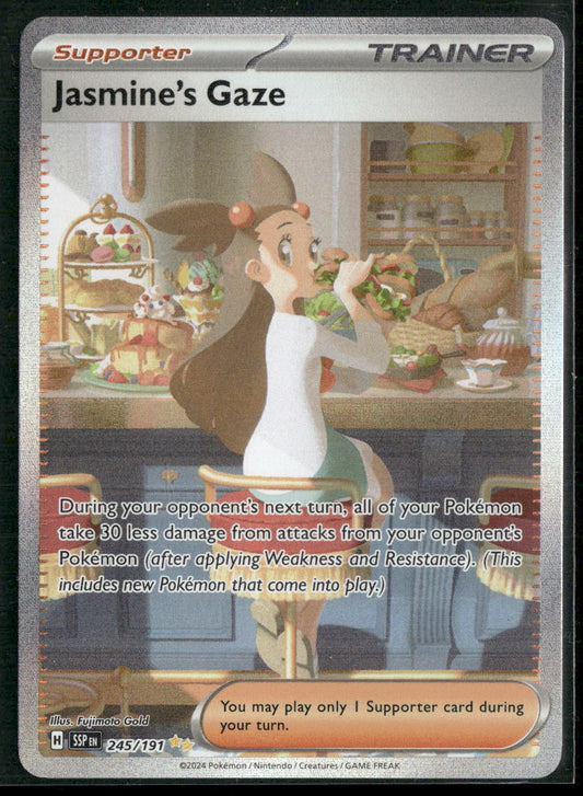 Pokemon SV08: Surging Sparks #245/191 Jasmine's Gaze