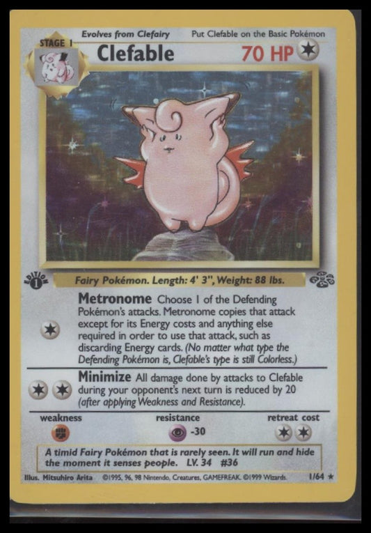 Clefable (1) Jungle #01/64 - 1st Edition