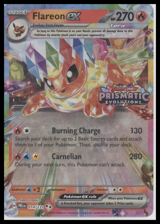 Flareon ex SV: Prismatic Evolutions #014/131