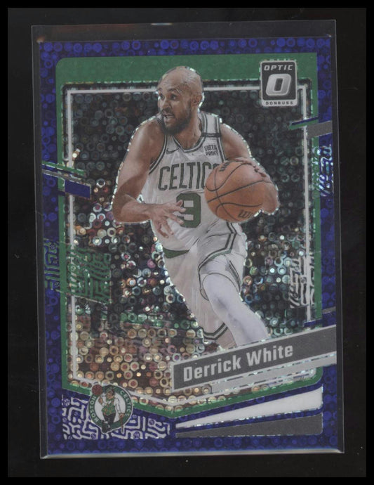 2023-24 Donruss Optic #10 Derrick White Fast Break Purple #/99