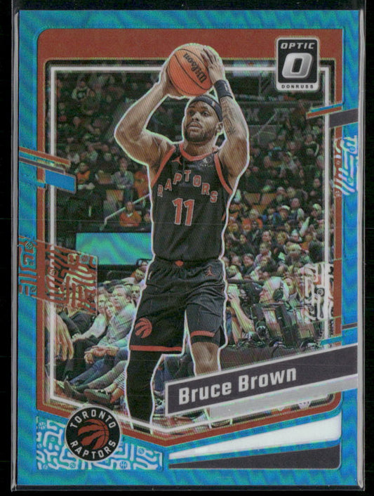 2023-24 Donruss Optic #39 Bruce Brown Blue Seismic #/249