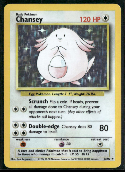 Pokemon Base Set #003/102 Chansey