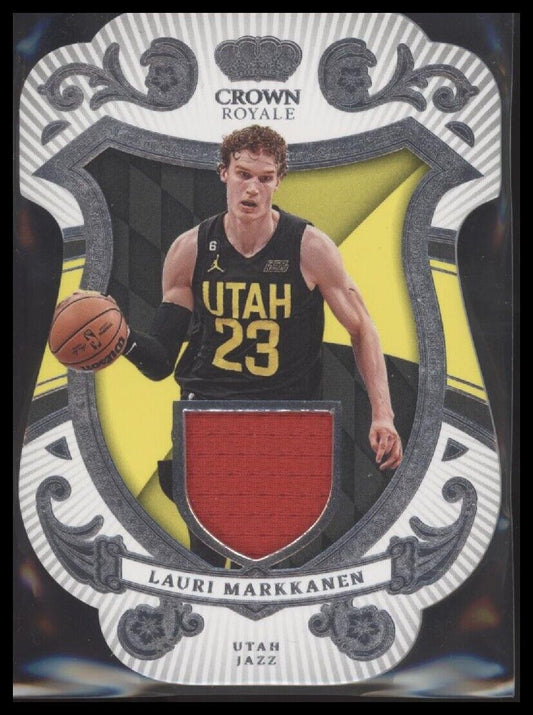 2023-24 Panini Crown Royale #COA-MAR Lauri Markkanen Coat of Arms