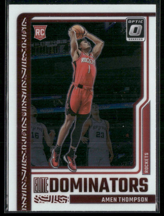 2023-24 Donruss Optic #15 Amen Thompson Elite Dominators
