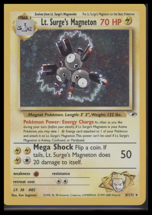 Lt. Surge's Magneton Gym Heroes #008/132