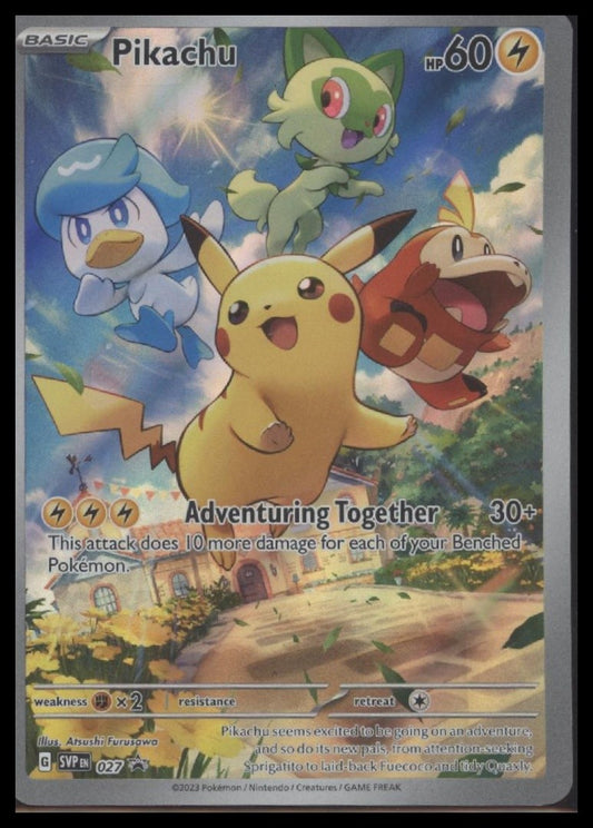 Pikachu SV: Scarlet & Violet Promo Cards #027