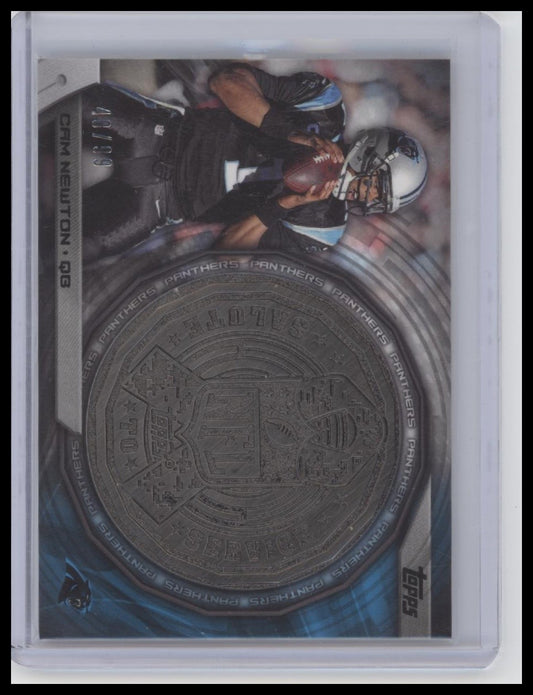 Commemorative Coin Relic - Cam Newtwo