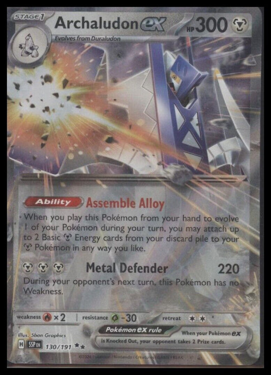 Surging Sparks #130/191 Archaludon ex