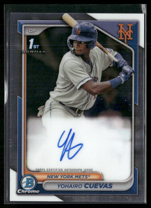 2024 Bowman Chrome #CPA-YCU Yohairo Cuevas Prospects Autographs