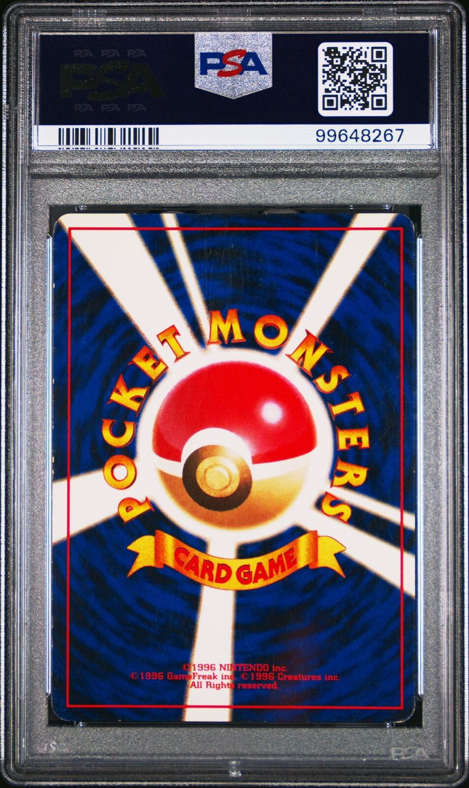 1996 Pokemon Japanese Basic #3 Venusaur-Holo PSA 7