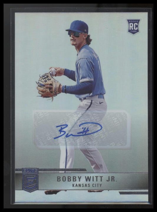 2022 Panini Chronicles #35 Bobby Witt Jr. Elite Autographs