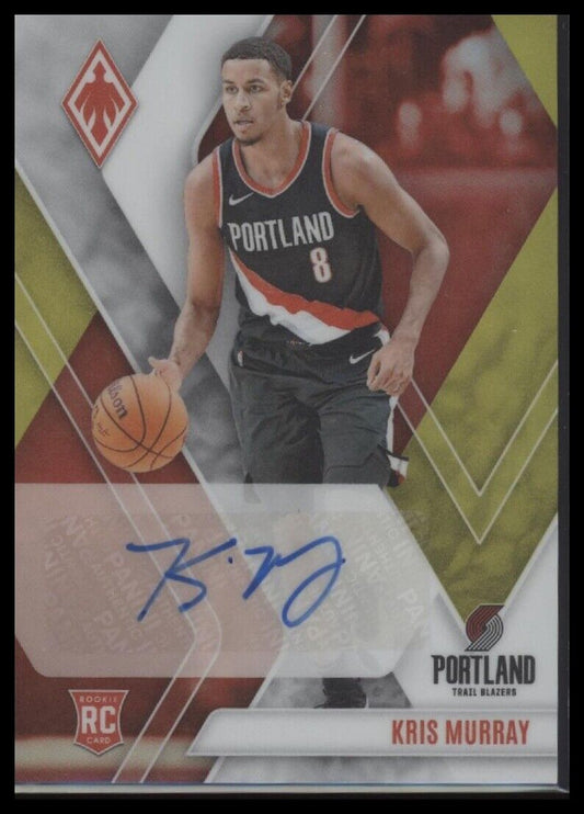 2023-24 Panini Phoenix Kris Murray Autograph /35 Portland Trail Blazers
