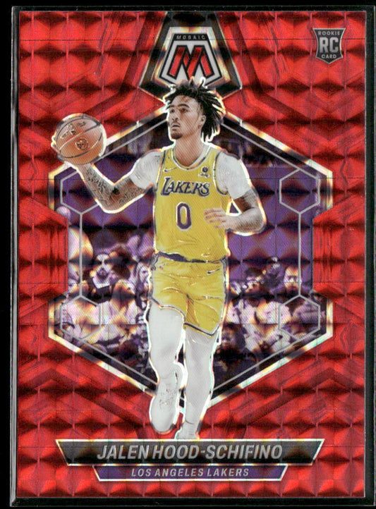 2023-24 Panini Mosaic #223 Jalen Hood-Schifino Red