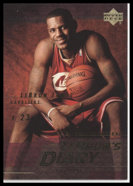 LeBron James 2003-04 Upper Deck #LJ11 LeBron's Diary