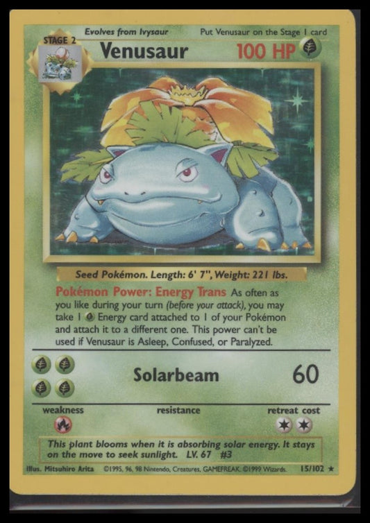 Venusaur Base Set #015/102