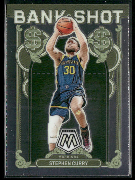 2023-24 Panini Mosaic #4 Stephen Curry Bank Shot