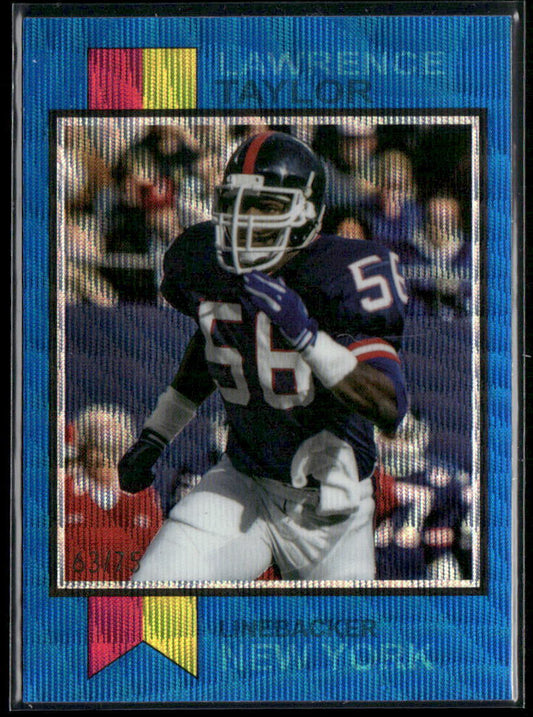 2023 Topps Composite Lawrence Taylor 1973 Topps Football Blue Refractor #/75