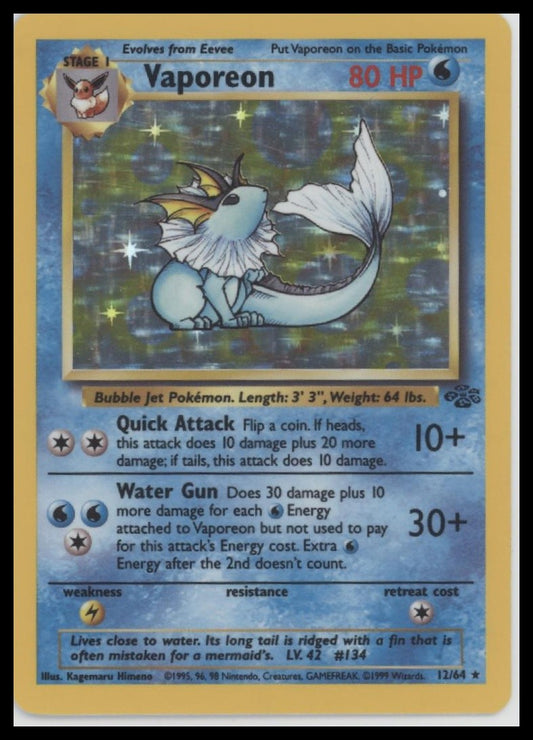 Vaporeon (12) Jungle #12/64