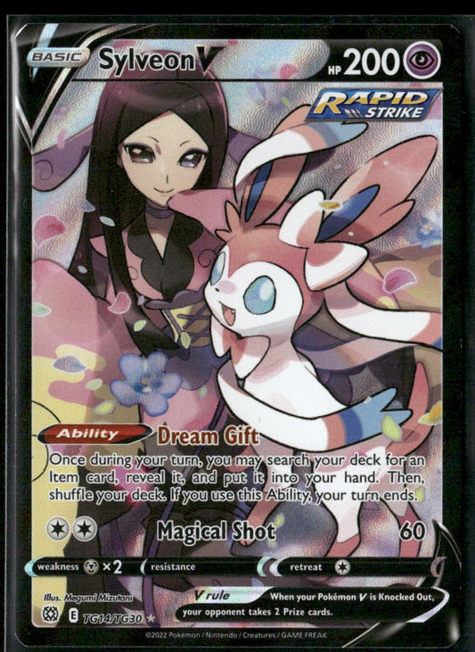 Sylveon V SWSH09: Brilliant Stars Trainer Gallery #TG14/TG30