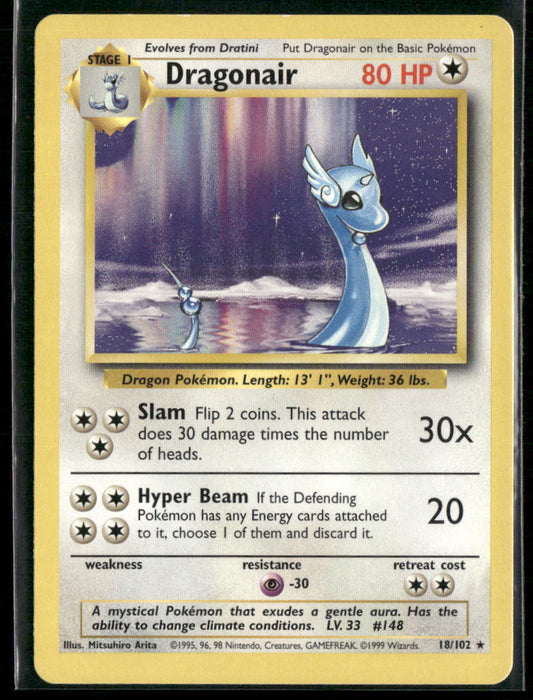 Pokemon Base Set #018/102 Dragonair
