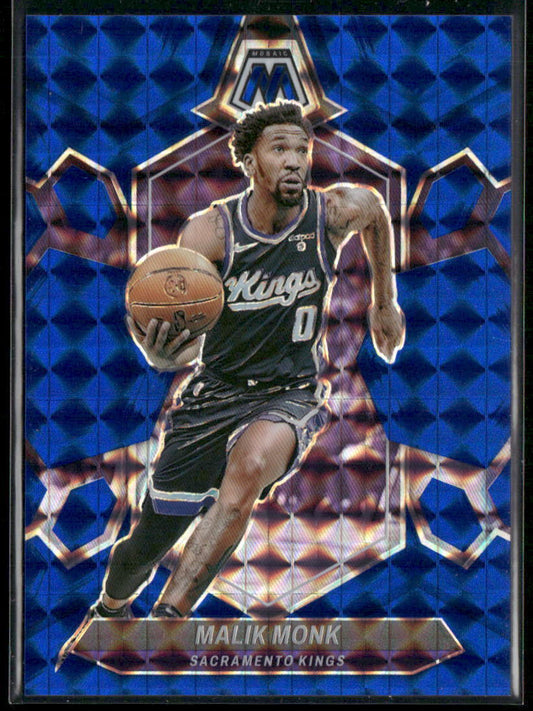 2023-24 Panini Mosaic #39 Malik Monk Blue #/199