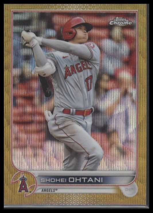 Shohei Ohtani 2022 Topps Chrome #1 Gold Refractor #/50