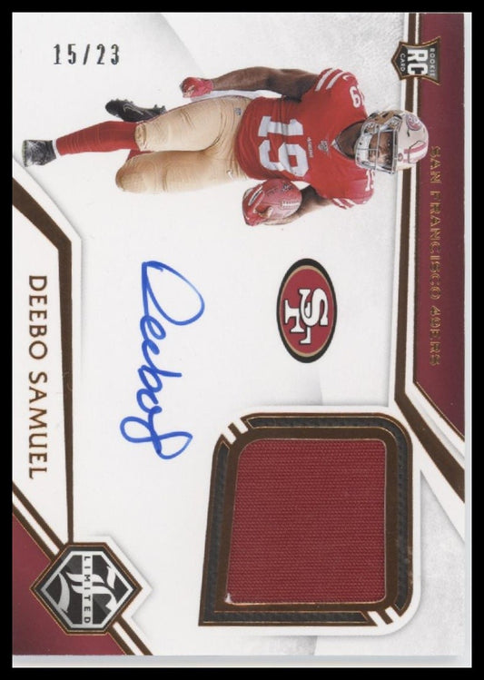 Deebo Samuel 2019 Panini Limited #113 Bronze Spotlight #/23