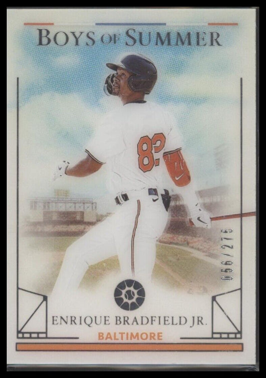 2024 Panini Boys of Summer #36 Enrique Bradfield Jr. #/275