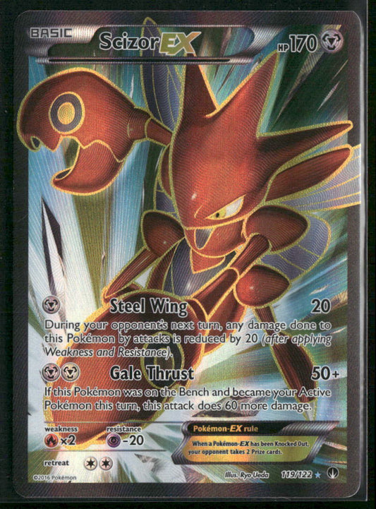 Pokemon XY - BREAKpoint #119/122 Scizor EX (Full Art)