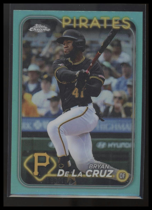 2024 Topps Chrome Update #USC126 Bryan De La Cruz Aqua Refractors #/199