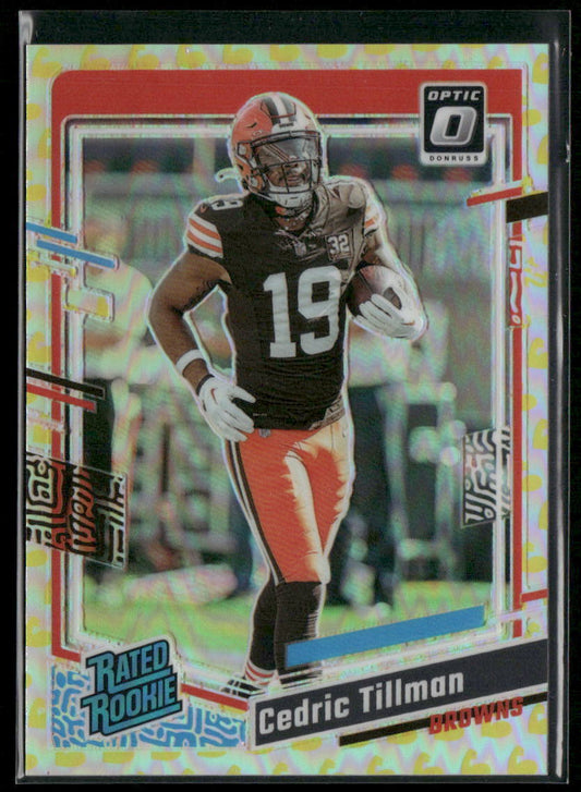 2023 Donruss Optic #224 Cedric Tillman Flex #/149