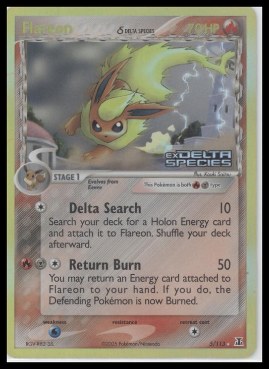 Flareon (Delta Species) Delta Species #5/113