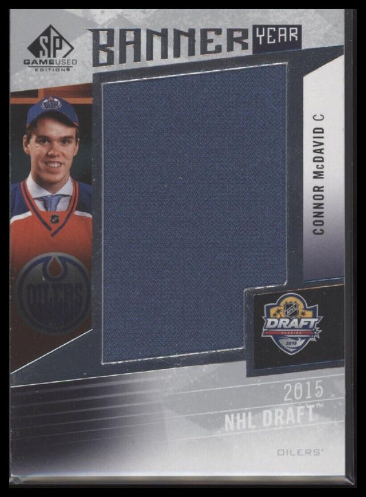 2023-24 SP Game Used #BYDR-CM Connor McDavid Banner Year NHL Draft