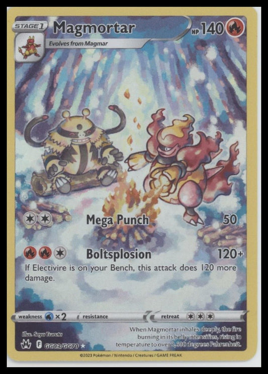 Magmortar Crown Zenith: Galarian Gallery #GG03/GG70