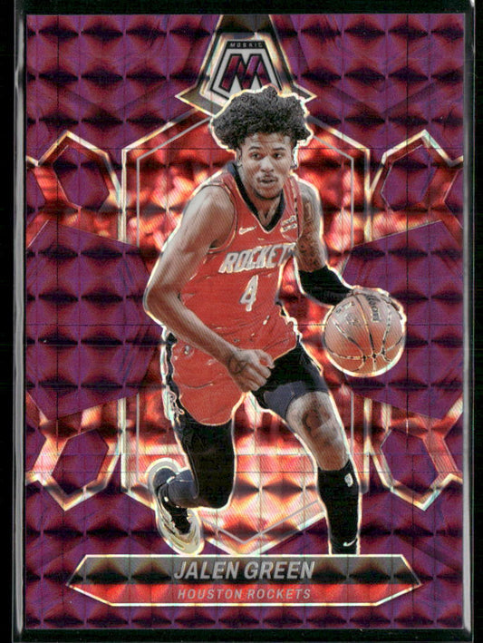 2023-24 Panini Mosaic #51 Jalen Green Purple #/99