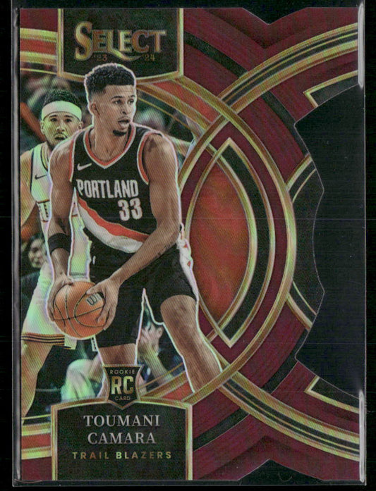 2023-24 Panini Select #115 Toumani Camara Maroon Prizms #/175