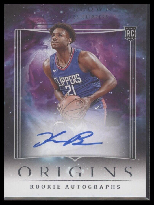 2023-24 Panini Origins #RA-KBL Kobe Brown Rookie Autographs