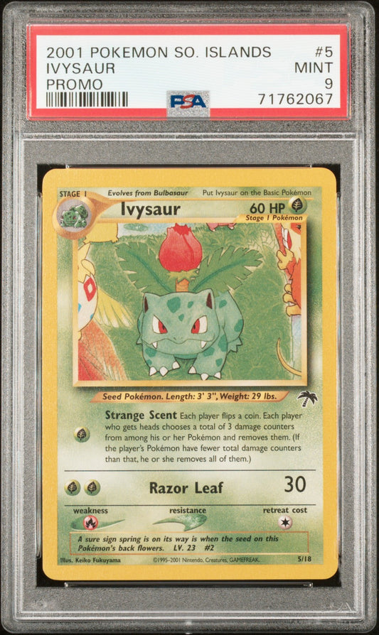 Ivysaur 2001 Pokemon Southern Islands Promo #5 Promo PSA 9