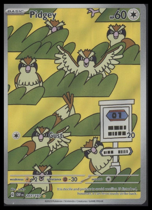 Pidgey SV03: Obsidian Flames #207/197