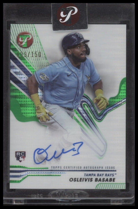 2024 Topps Pristine #239 Osleivis Basabe Green Refractors #/150