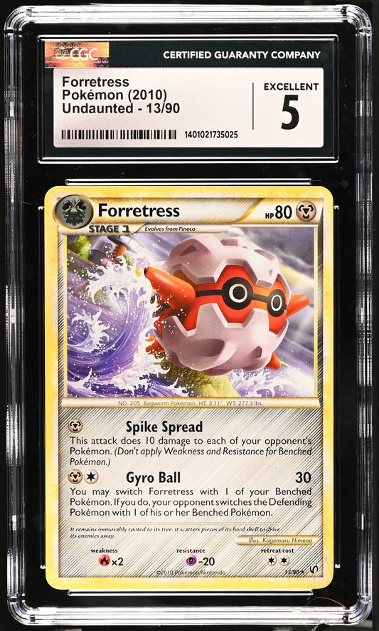 Forretress 2010 Undaunted #13/90 CGC 5