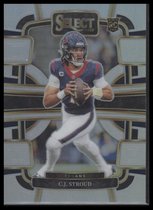2023 Panini Select #41 C.J. Stroud Silver Prizms
