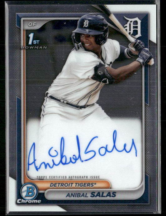 2024 Bowman Chrome #CPA-ASA Anibal Salas Prospects Autographs