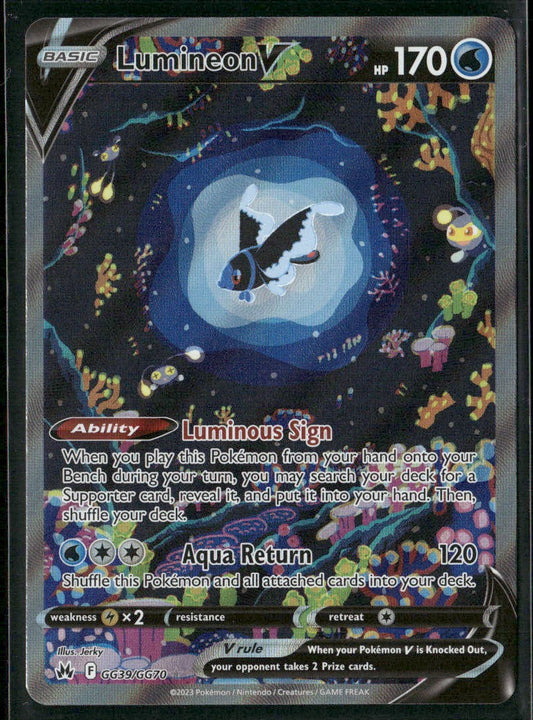 Lumineon V Crown Zenith: Galarian Gallery #GG39/GG70