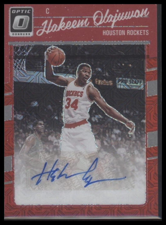 2023-24 Donruss Optic #RSS-OLA Hakeem Olajuwon Retro Series Signatures Choice
