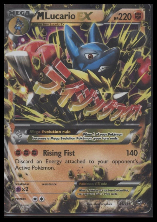 M Lucario EX XY - Furious Fists #55/111